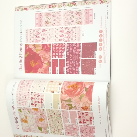 3/$15 Paper Crafting Moda Piece Fabric Catalog - Picture 7 of 16
